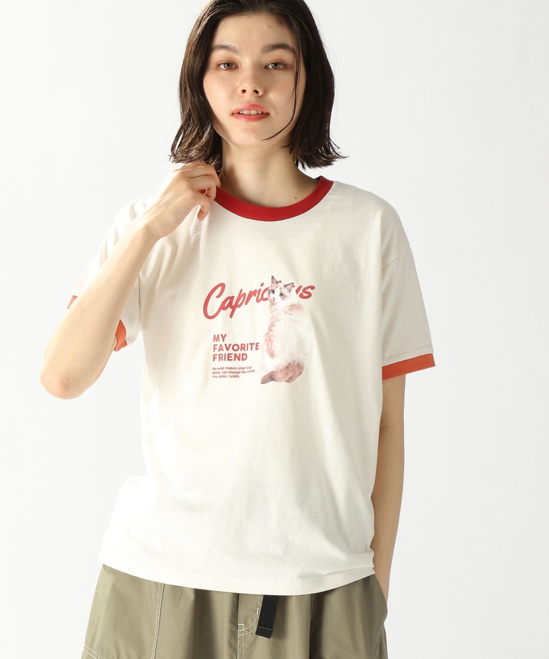 改裝滾邊雜錦T-shirt