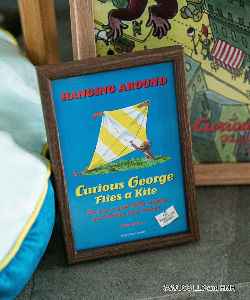 【Curious George】明信片尺寸藝術相架