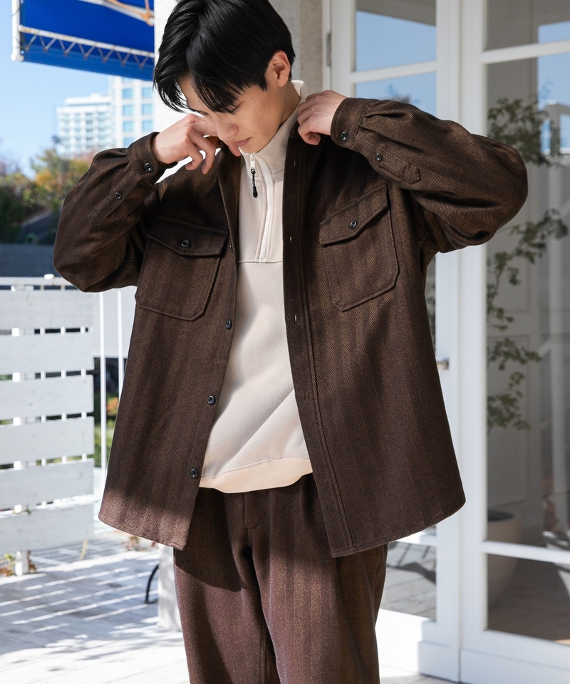 人字帶襯衫