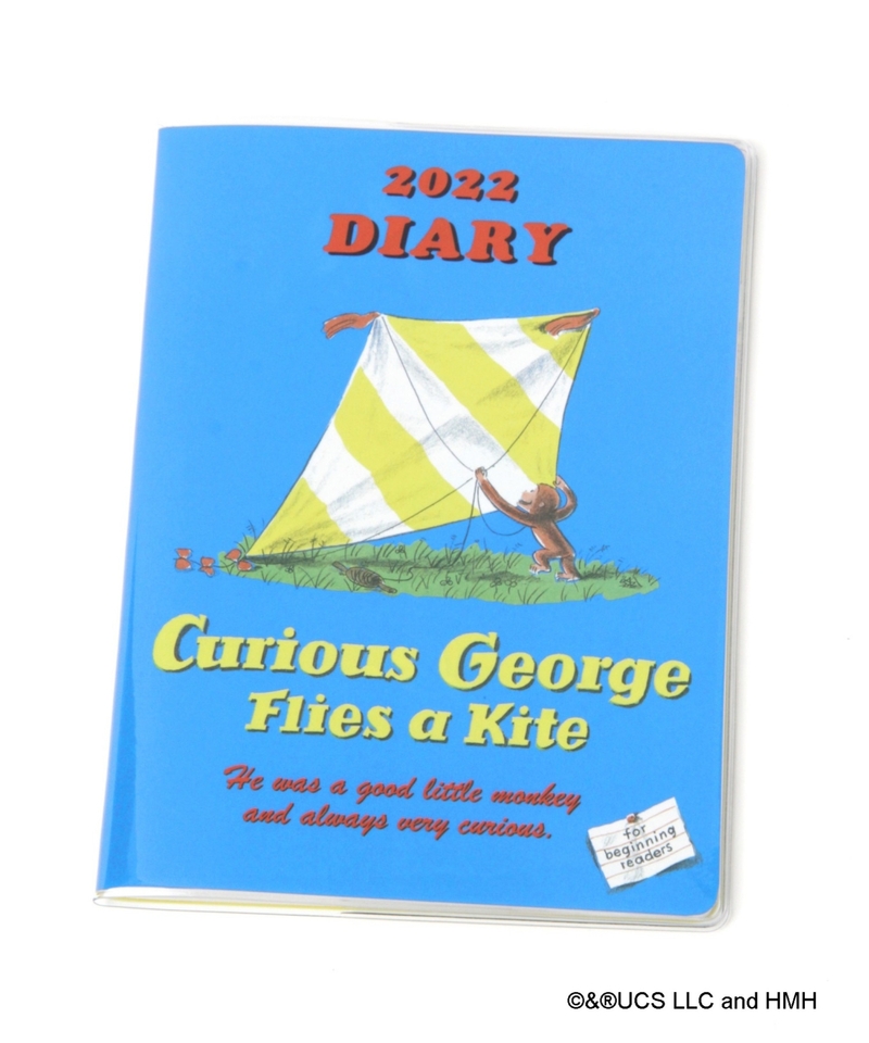 【Curious George / 2022 DAIRY】B6 Monthly 手帳