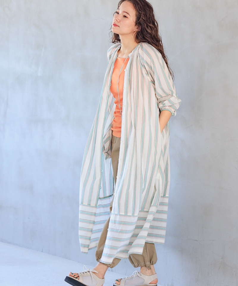 PREMIUM Cotton Lawn 拼接連身衫