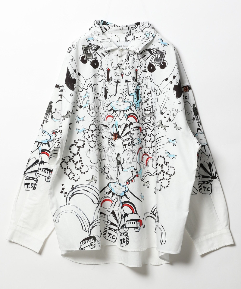 【tsumori chisato 2023AW】法蘭絨襯衫