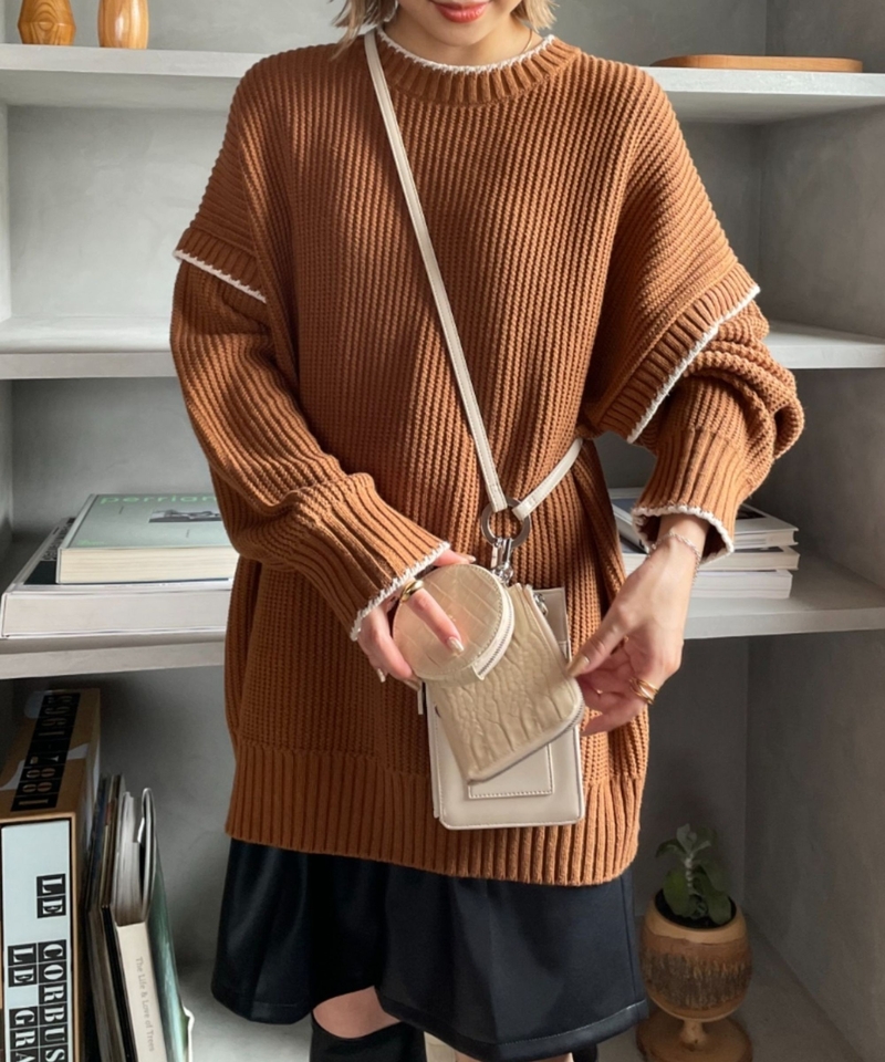 針織套頭衫