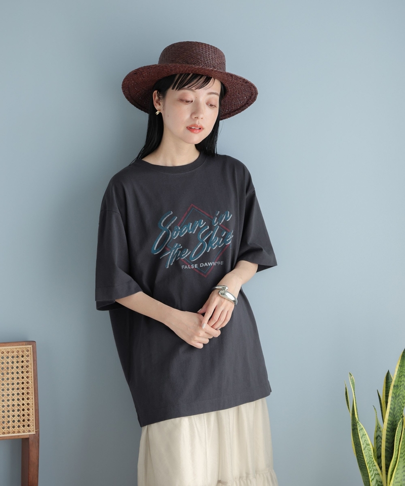 古着風圖案T恤(04,17色新入荷)