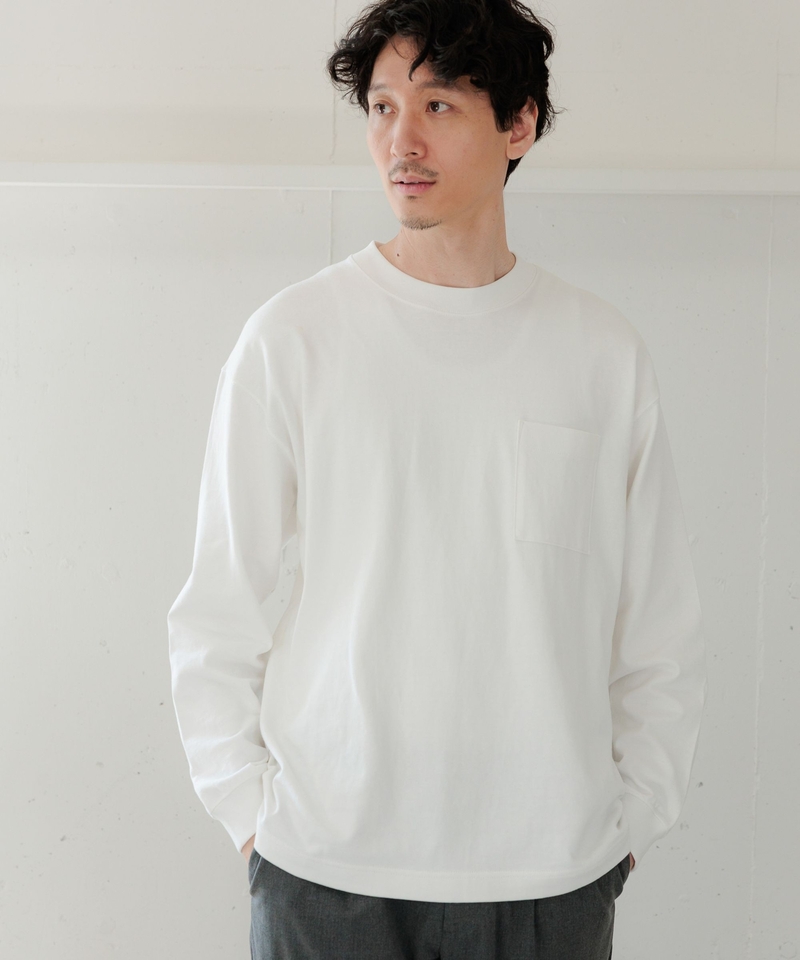 連口袋長袖衫