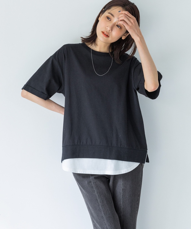 【Hebiro TEE】假兩件短袖TEE