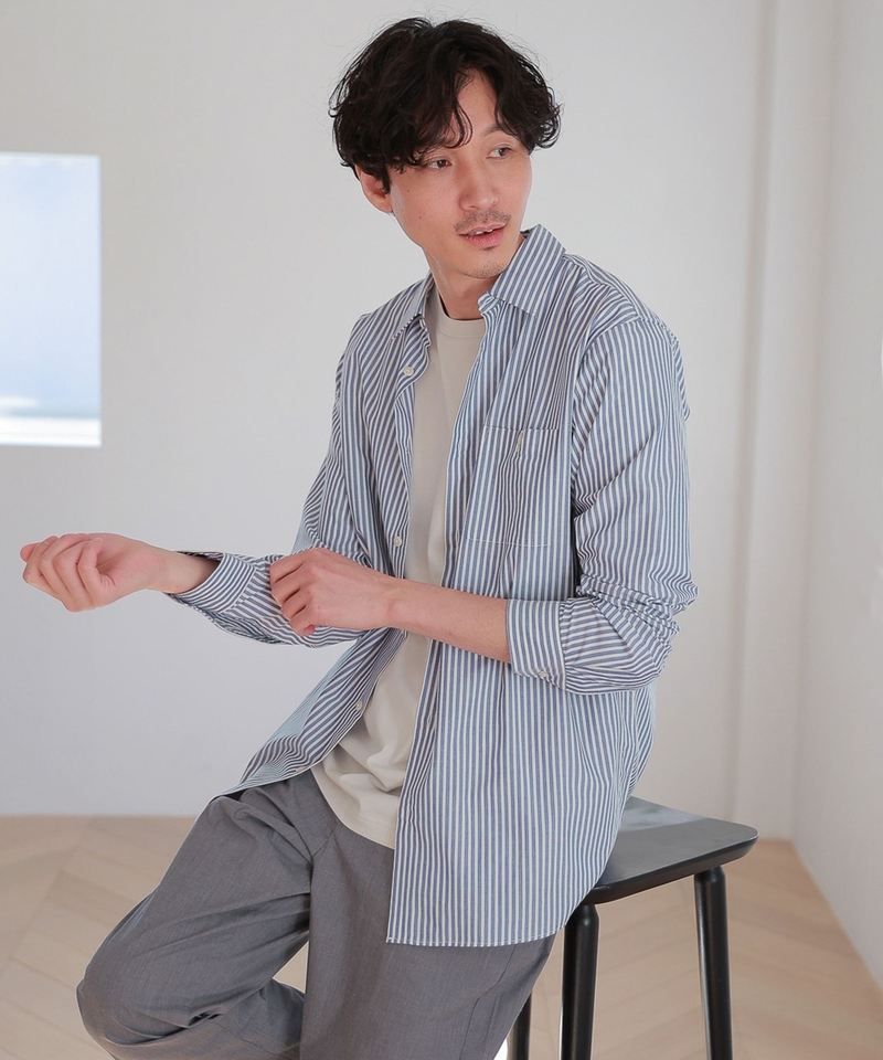 【サラサマ】普通領襯衫