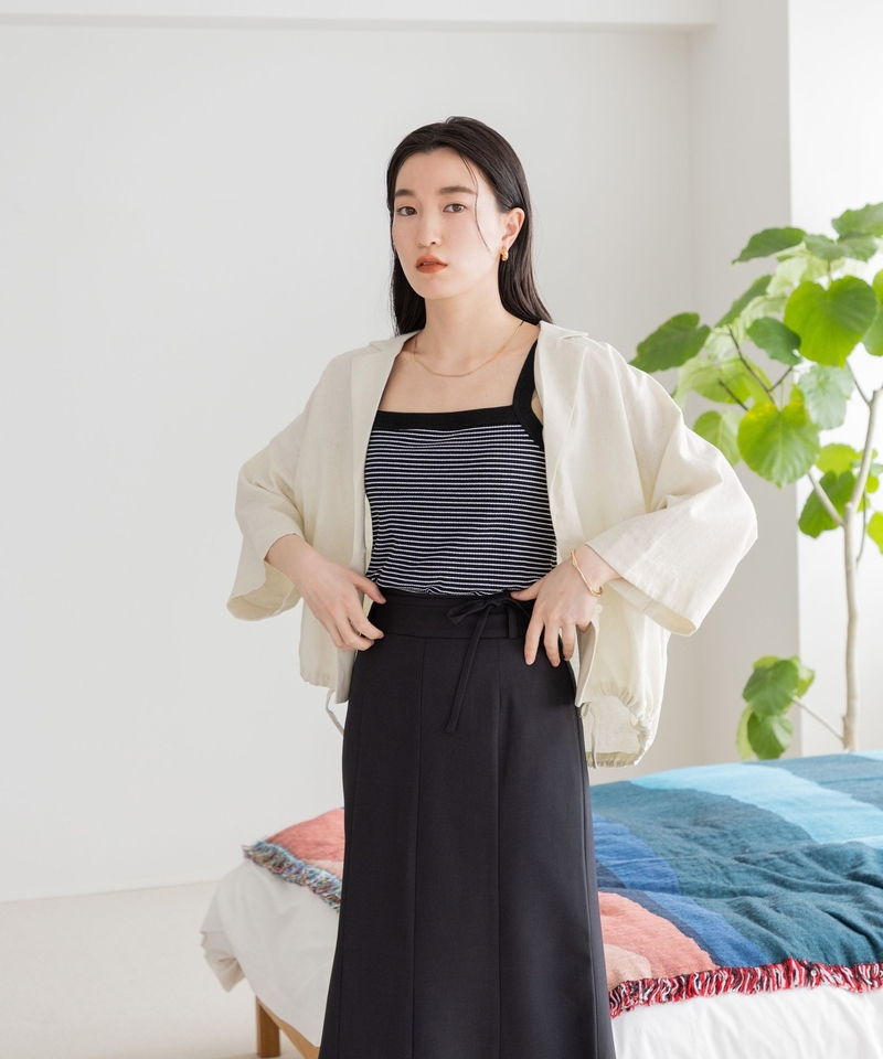 諾曼底人造絲短襯衫(58色新入荷)
