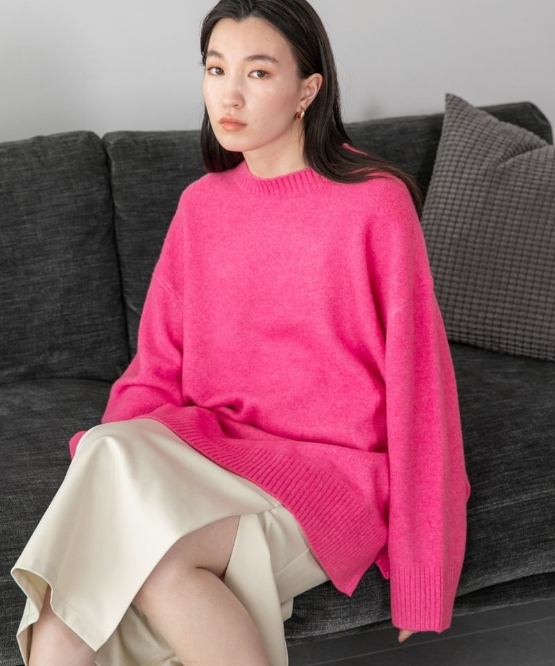 彩色束腰針織衫