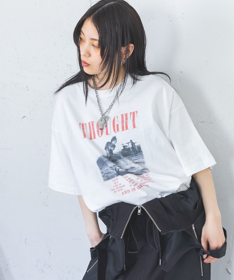SPACEY復古圖案TEE