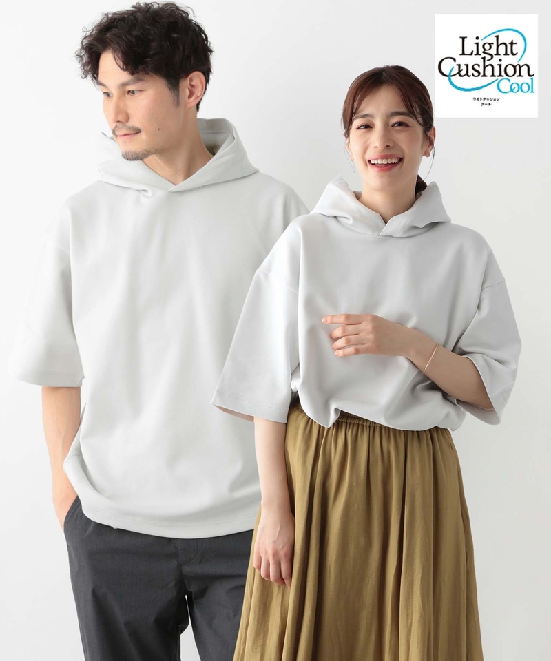 【Lightcushion】印花連帽短袖衫