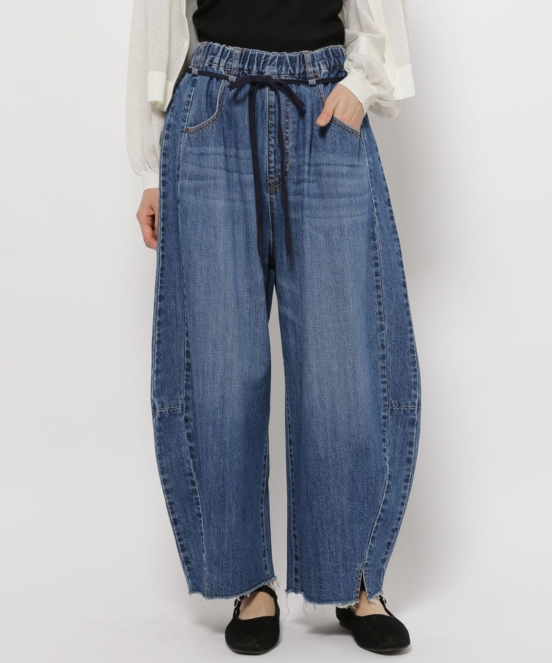 【niko and ...JEANS 2024SS】寬鬆繭型牛仔褲
