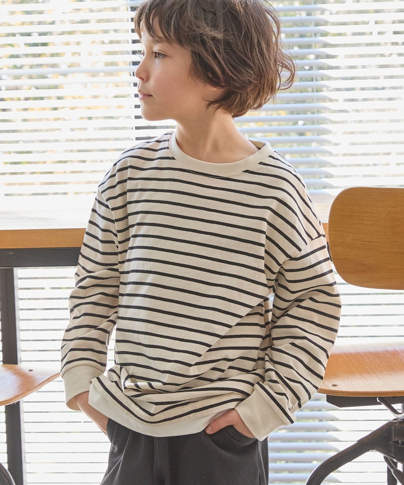 【Hebiro TEE】假兩件層次感長袖T恤