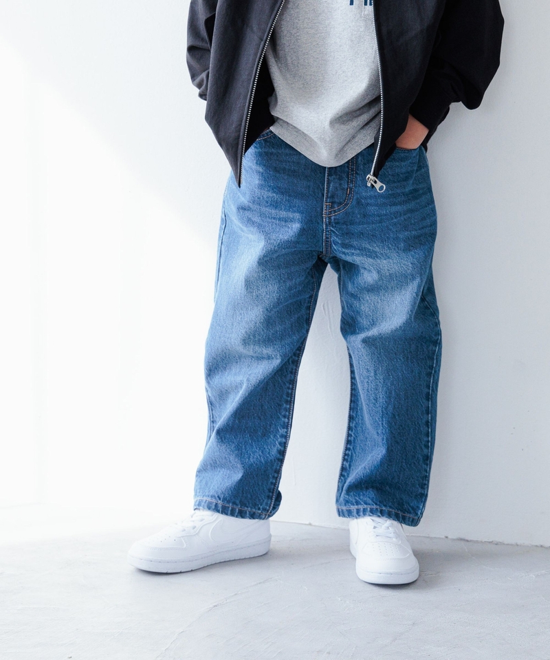 【KIDS】CONE直腳牛仔長褲