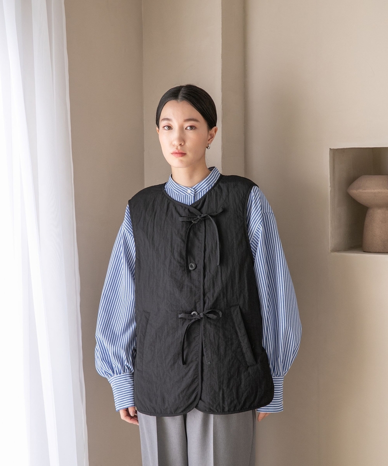 絎縫背心外套
