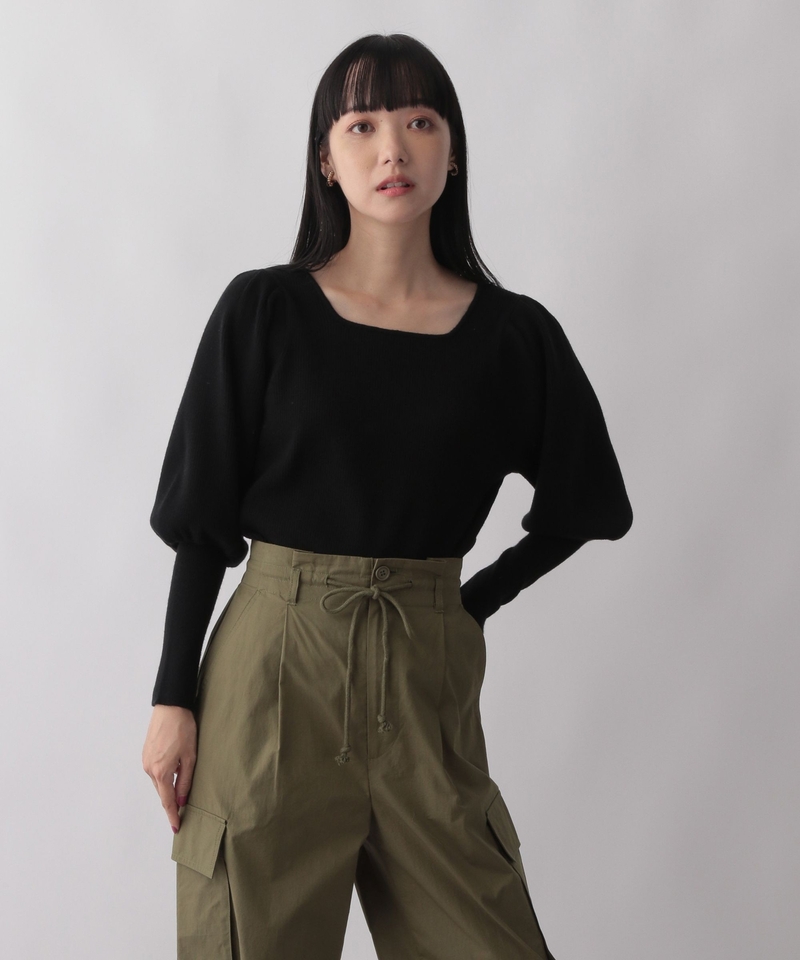 方領長袖衫