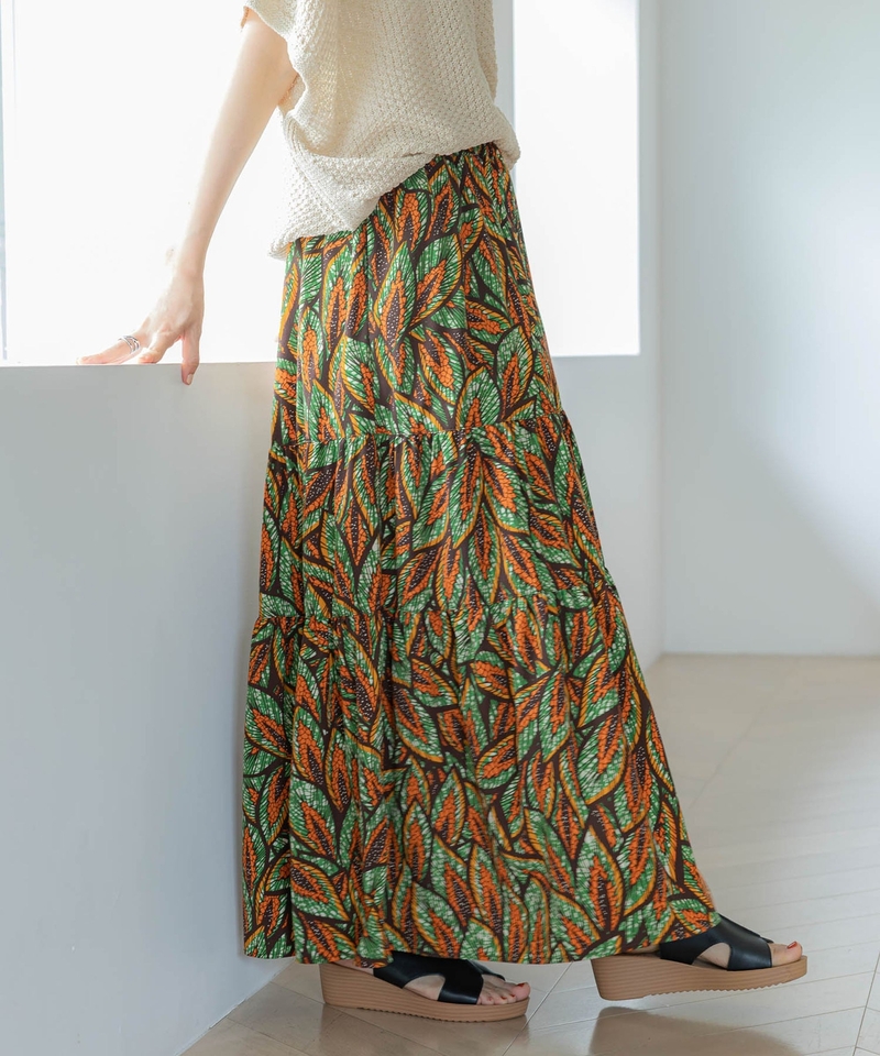 【AFRICAN PRINT 】半身裙