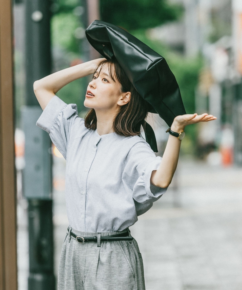 單紗花邊大袖口襯衫