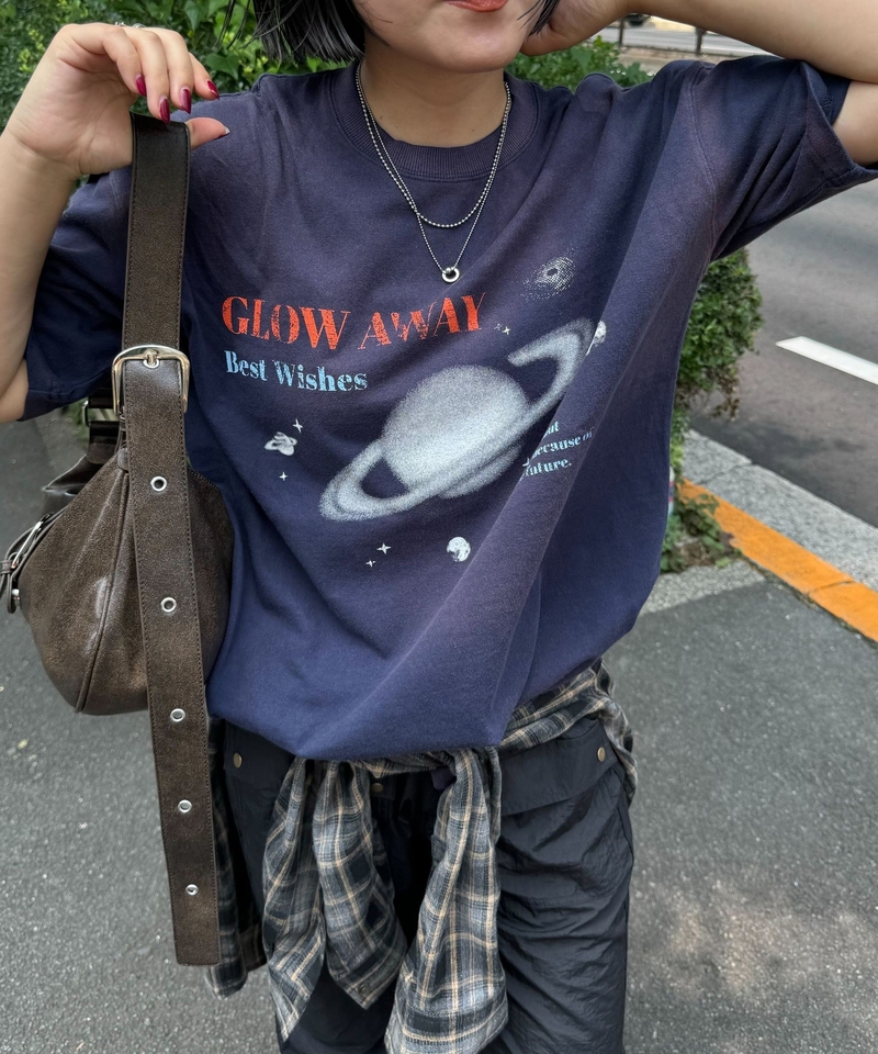 【PBLIM】Unisex SPACE大理石圖案T恤