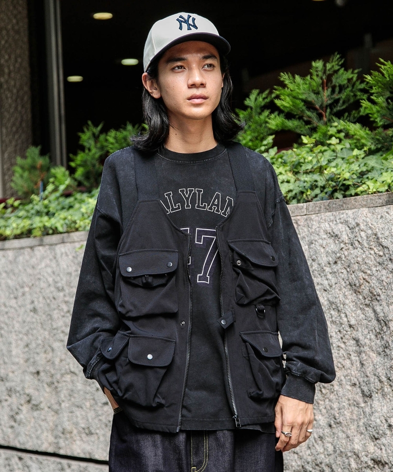 尼龍帆布口袋工裝背心