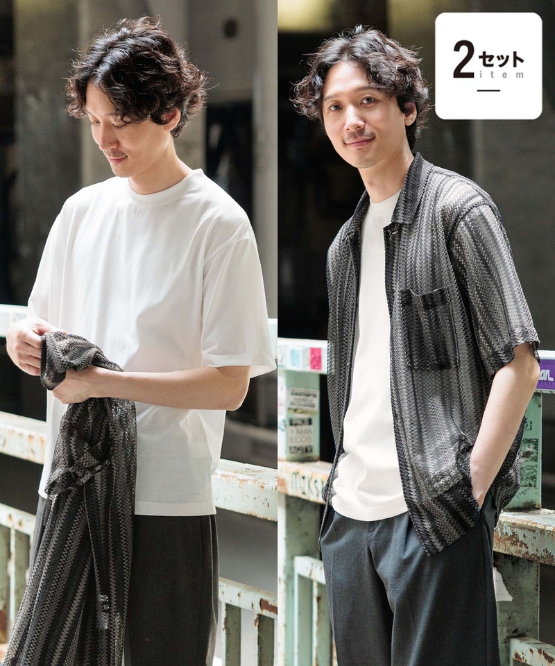 網布襯衫&上衣套裝