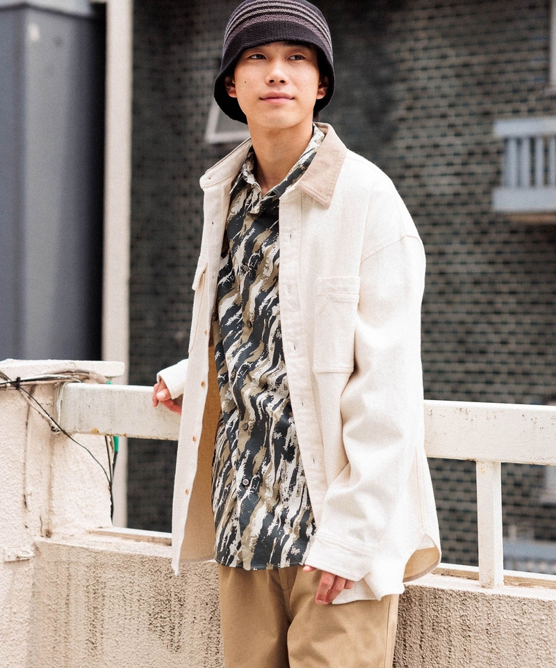 【NK JEANS 2024AW】燈芯絨領襟牛仔外套