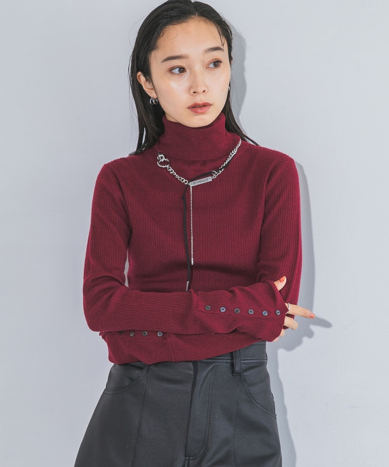 JEANASIS仿麂皮兩用吊飾頸鏈