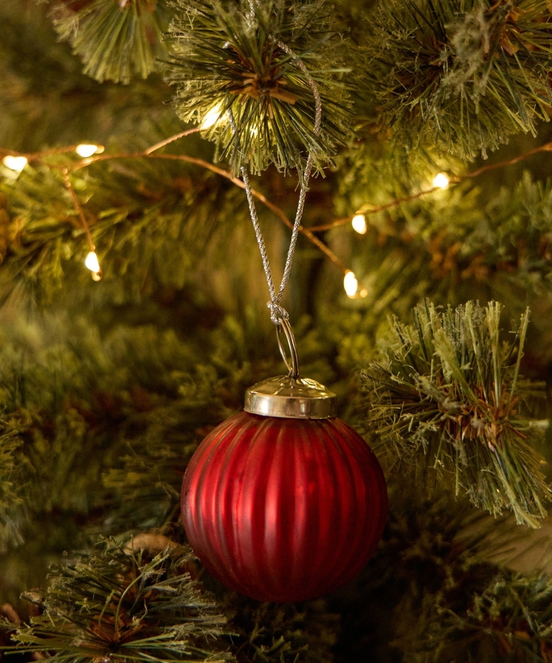 【XMAS】多色坑紋波波裝飾/5.5cm