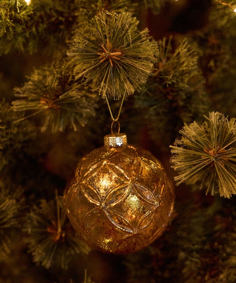 【XMAS】金色七寶紋波波裝飾