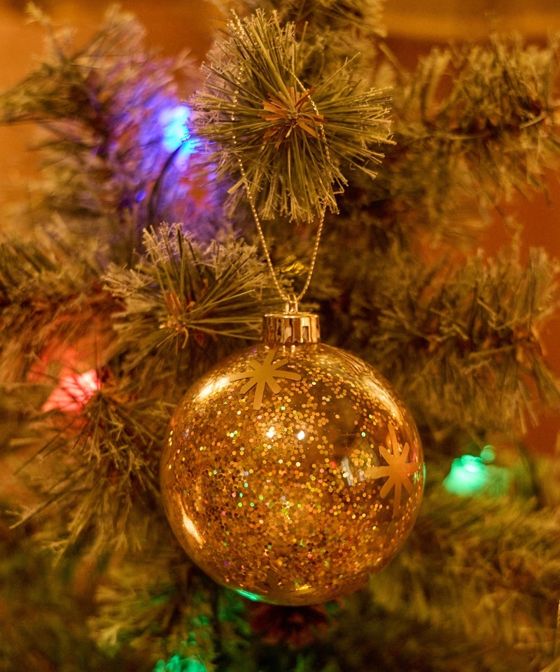 【XMAS】星星閃片透明波波裝飾