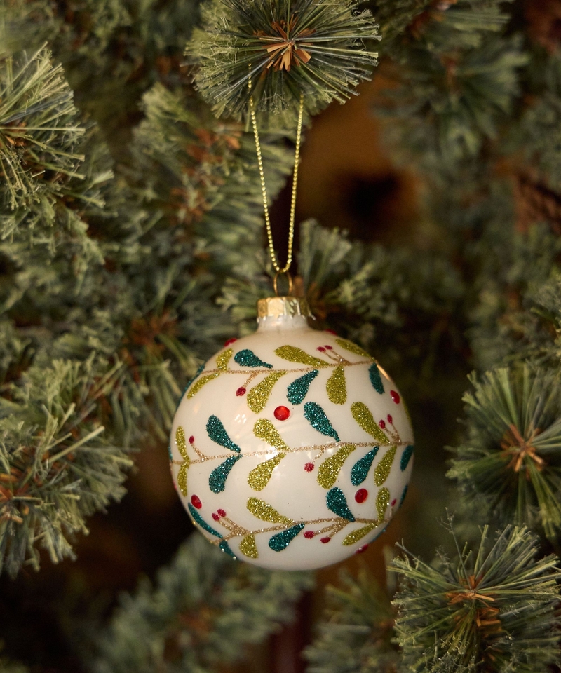 【XMAS】
白色槲寄生波波裝飾