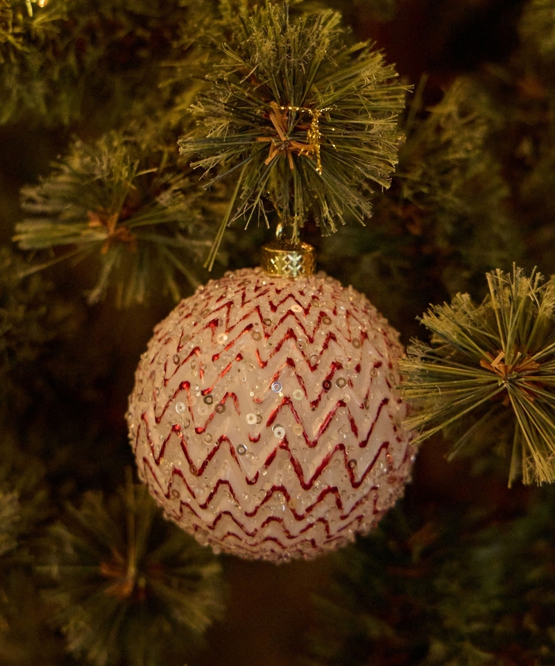 【XMAS】鋸齒線珠片波波裝飾