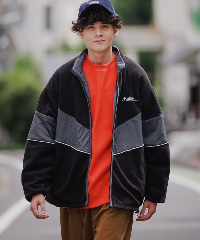 可反穿尼龍拼接夾克