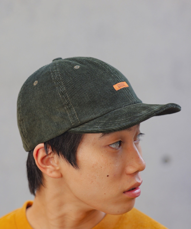 【UNIVERSAL OVERALL】別注版燈芯絨短邊CAP