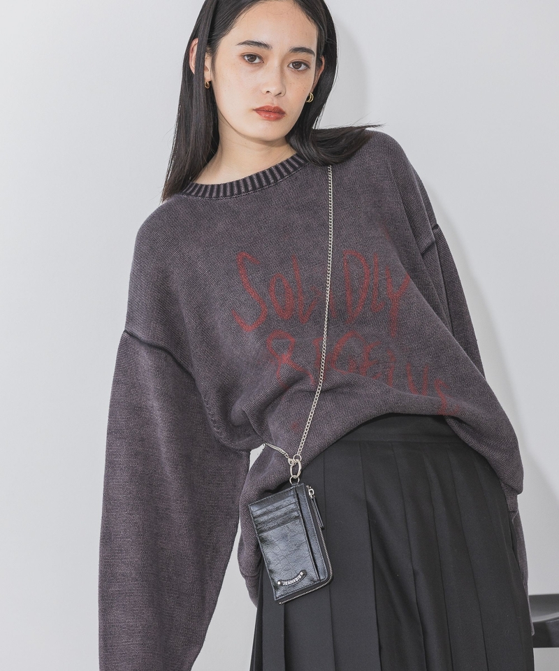 ▲網店限定價▲金屬鏈拉鏈銀包