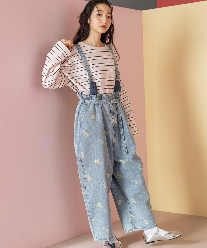 【NKJEANS 2025SS】背帶腰帶牛仔褲