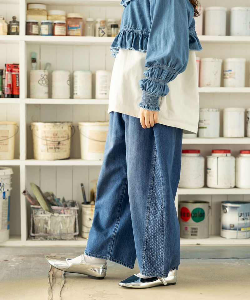 ▲人氣熱賣款▲【NKJEANS 2025SS】腰帶桶型牛仔褲