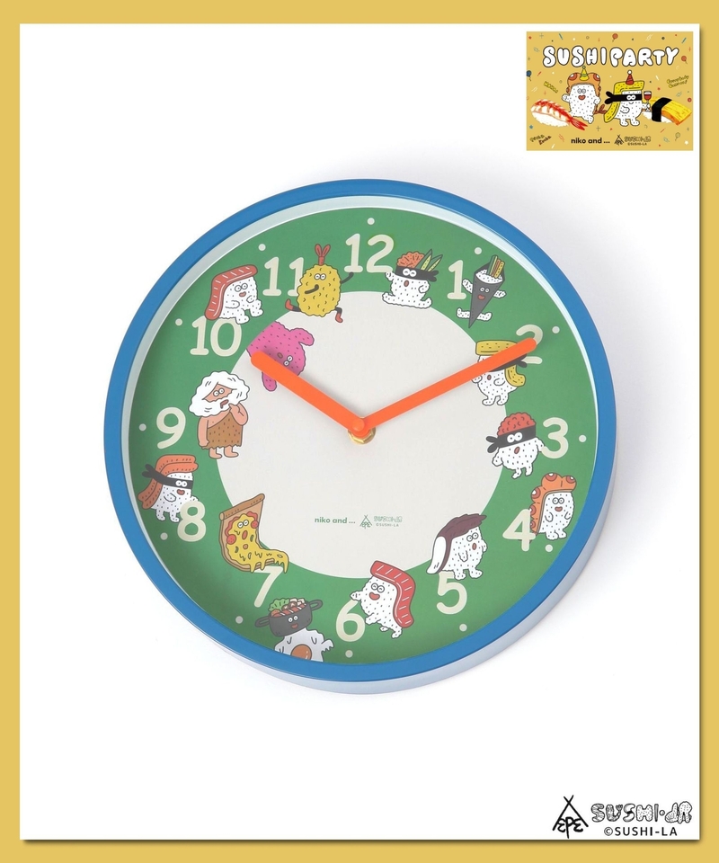 【壽司PARTY】2WAY 時鐘