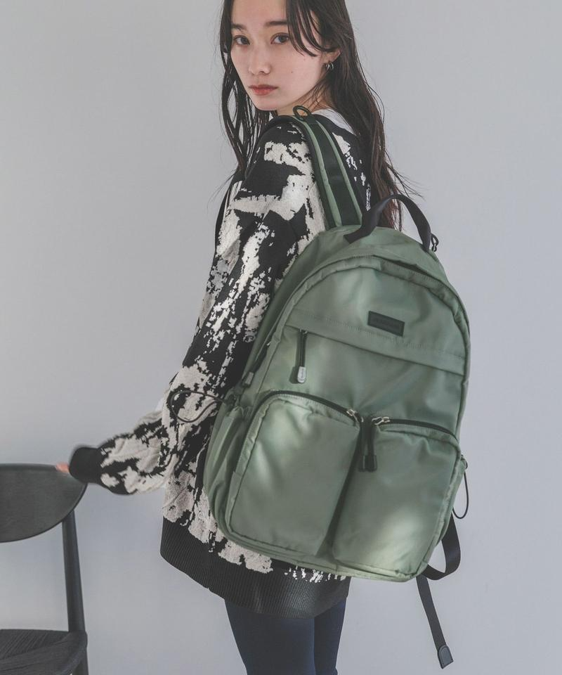 撥水加工多口袋尼龍背嚢
