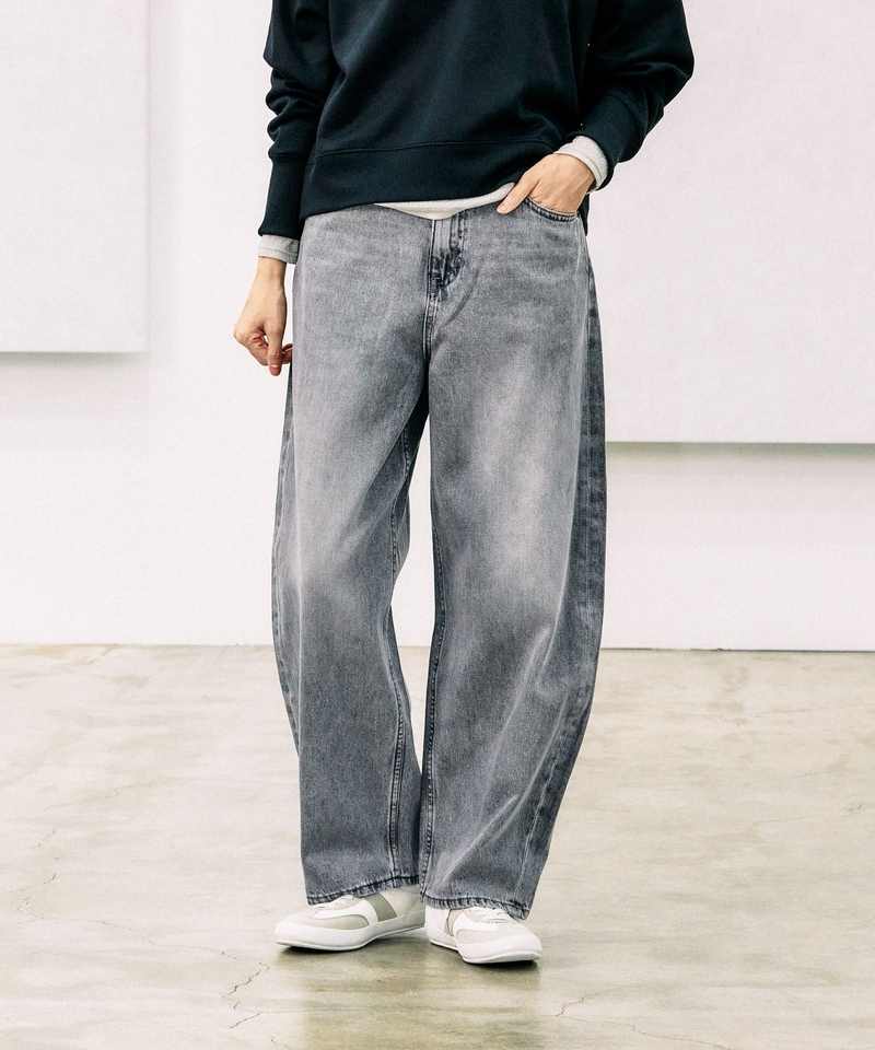 【GOOD DENIM】曲線牛仔繭型褲
