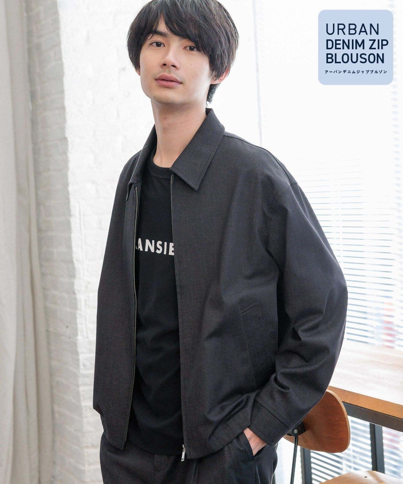 ▲再降價▲【URBAN】牛仔拉鍊仿襯衫外套