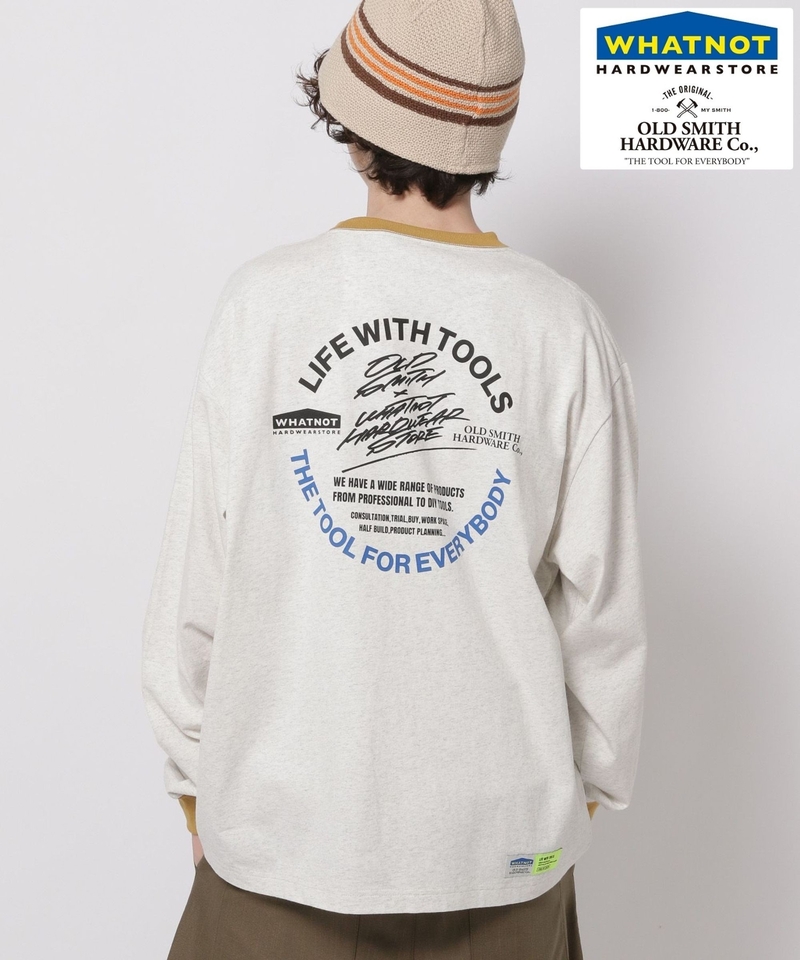 【OLD SMITH×WHATNOT】長袖T恤