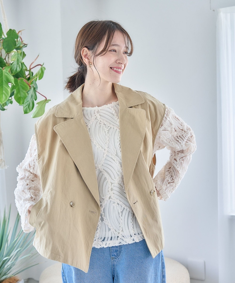 棉尼龍背心