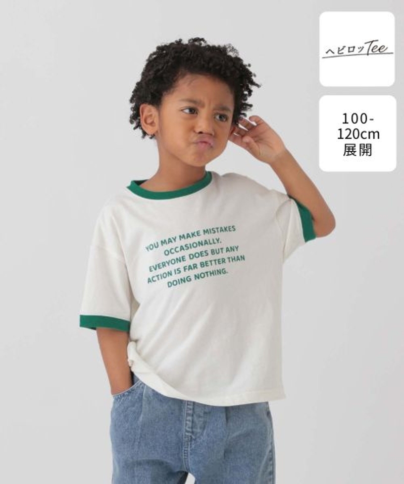 【Hebiro TEE】字母印刷短袖T恤