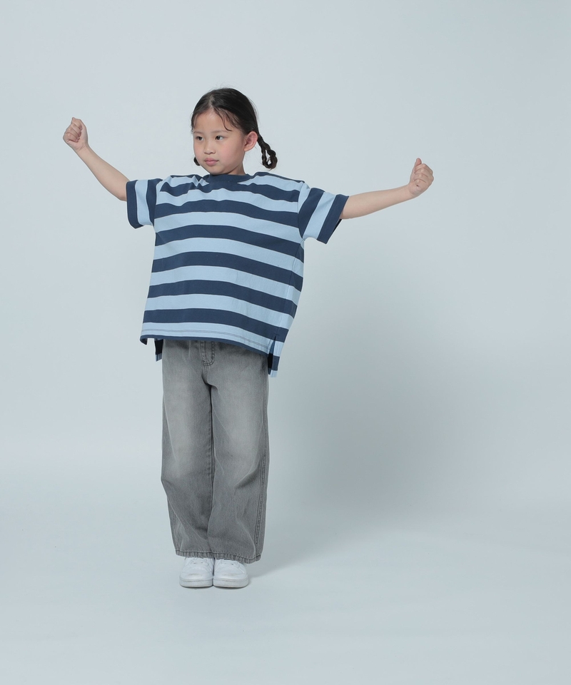 ▲網店限定發售▲【KIDS】休閒彈性腰牛仔長褲