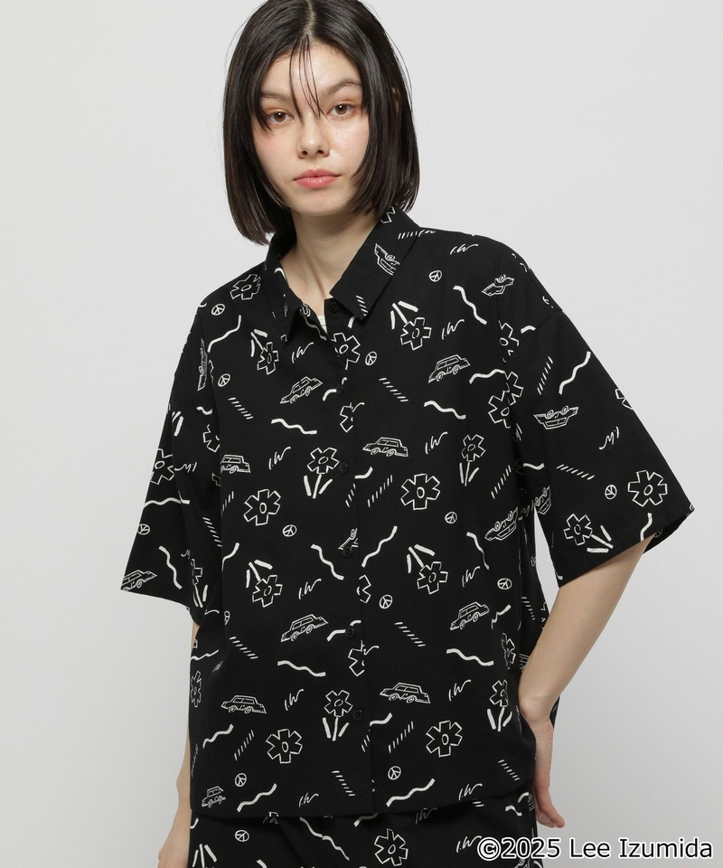 【IZUMIDA LEE】圖案花紋襯衫