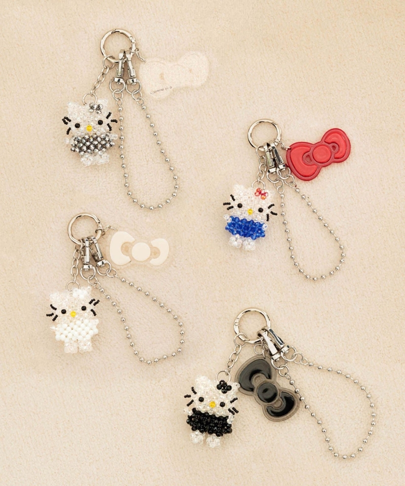【Me% x HELLO KITTY】串珠公仔掛飾