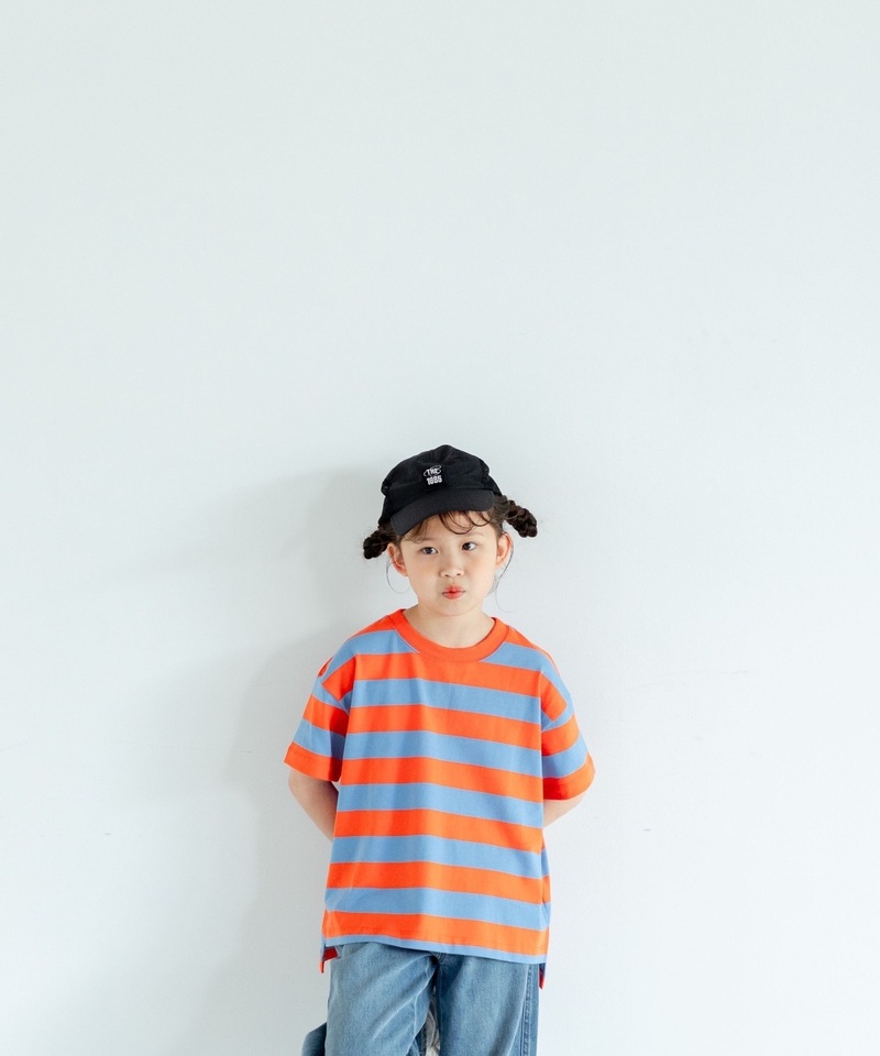 ▲網店限定發售▲【KIDS】寬橫間短袖T恤
