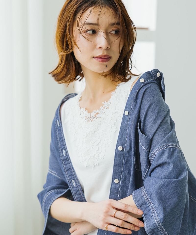 2WAY蕾絲背心