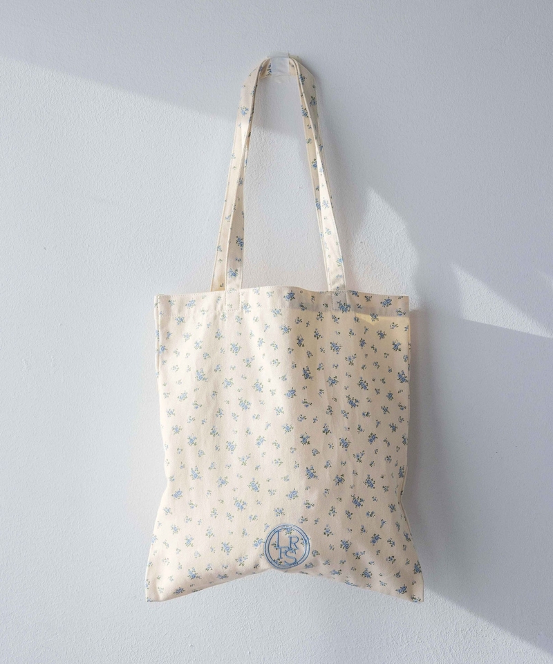 刺繡Logo間條碎花手提袋(新色追加)